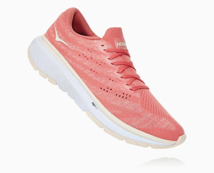 Hoka Løpesko Asfalt Outlet - HOKA ONE ONE Cavu 3 Dame Korall [NO-72YDVG]